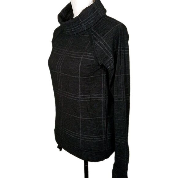 ATHLETA Remarkawool Pullover Top Sz M Long Sleeve Wool Blend Cowlneck 152494 - Picture 2 of 7